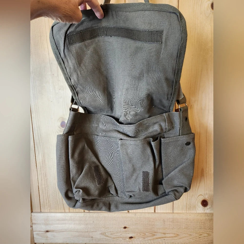 Rothco Olive Green Classic Canvas Messenger Bag NWT